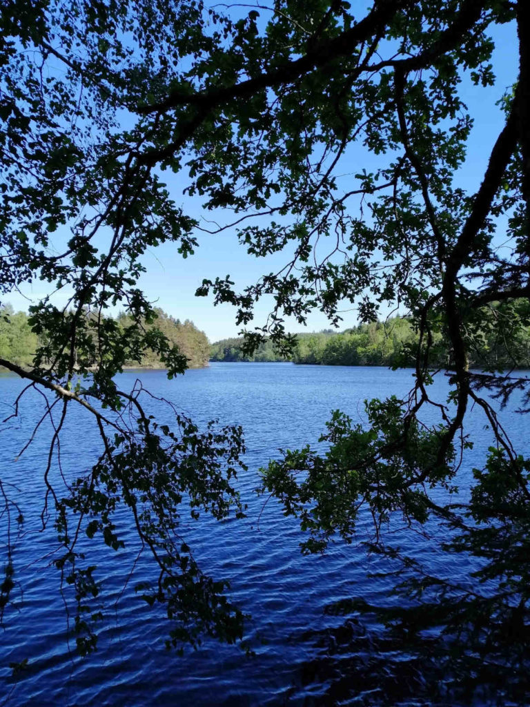 Lac de barrage Creusois